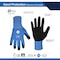 Ge Coated Gloves, Foam Nitrile, Black/Blue, L GG231LC - alternate 3